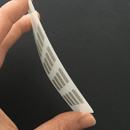 Película flexible de interruptor táctil